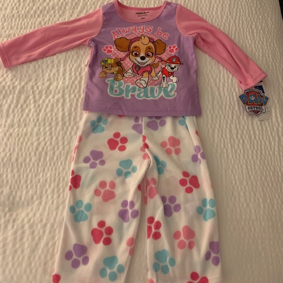 NICKELODEON PAW PATROL INFANT GIRLS 2 PIECE PAJAMA SET SIZE 18 /& 24 MONTHS